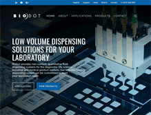 Tablet Screenshot of biodot.com